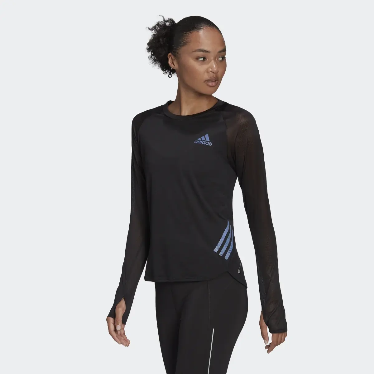 Adidas Maglia da running Parley adizero Long Sleeve. 2