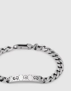 Ghost chain bracelet in silver
