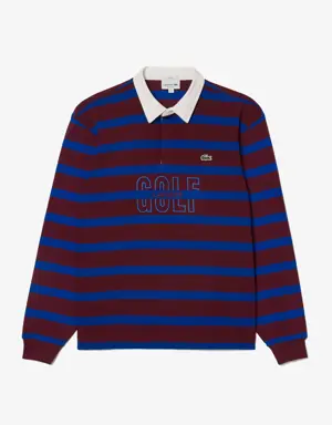 Unisex Long Sleeve Striped Rugby Shirt