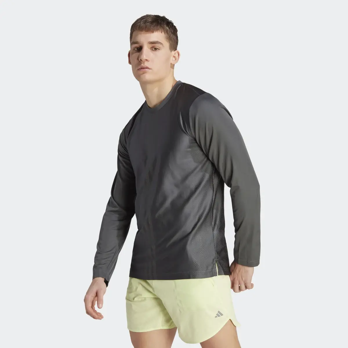 Adidas Maglia da allenamento HIIT Vis-Tech Long Sleeve. 2