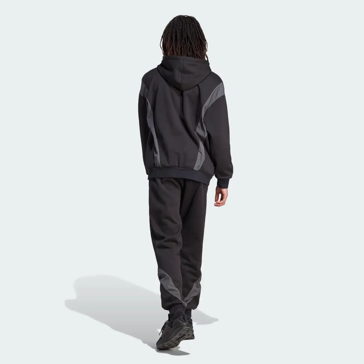 Adidas Sportswear Fleece Hooded Track Suit. 3