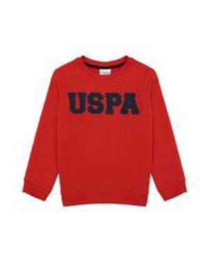Erkek Çocuk Kırmızı Sweatshirt Basic