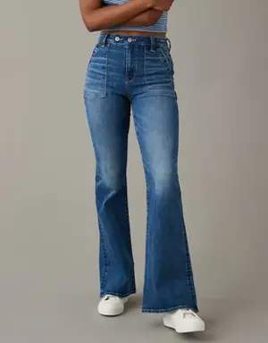Next Level Super High-Waisted Flare Jean