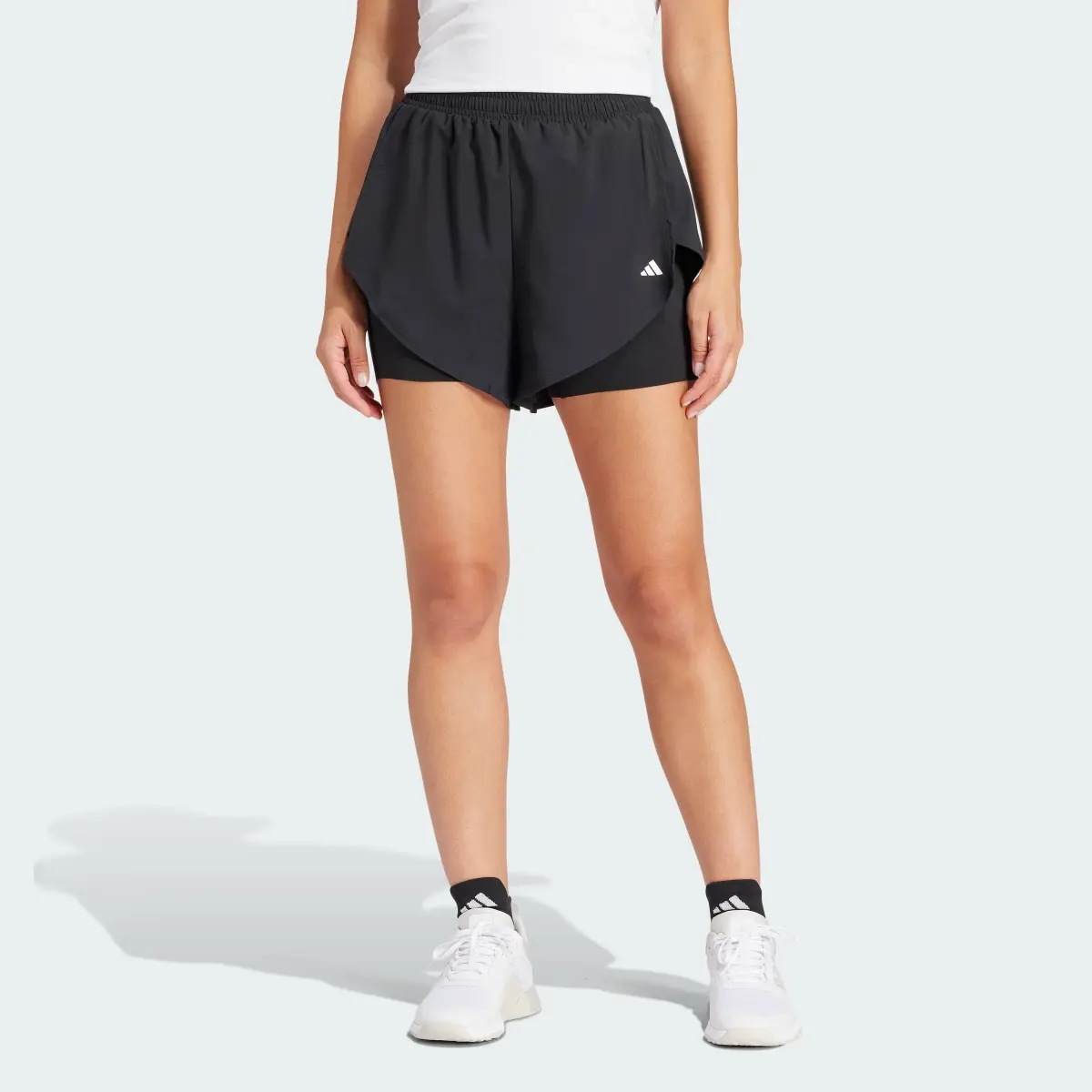 Adidas Designed for Training 2-in-1 Shorts. 1