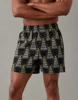O New Year's Eve Glasses Stretch Boxer Short