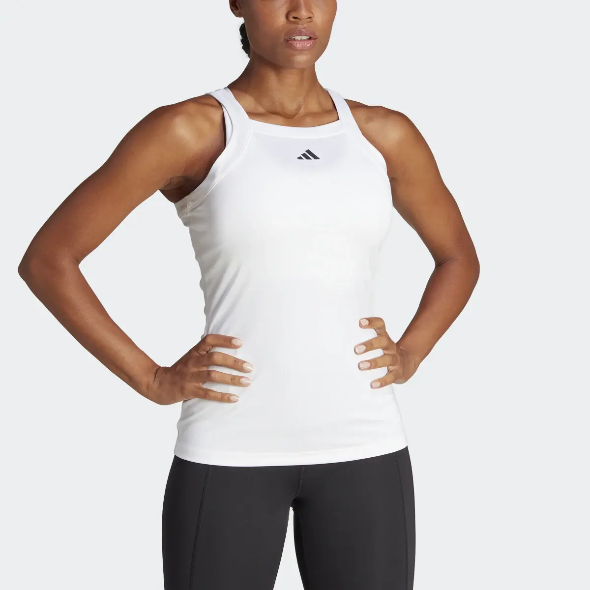 Adidas AEROREADY Train Essentials Minimal Branding Tank Top. 1