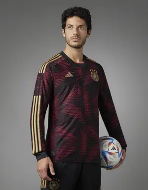 Germany 22 Long Sleeve Away Authentic Jersey