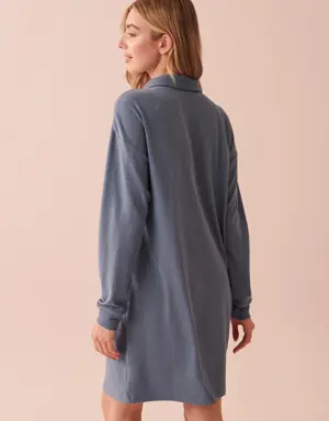 Soft Knit Long Sleeve Sleepshirt