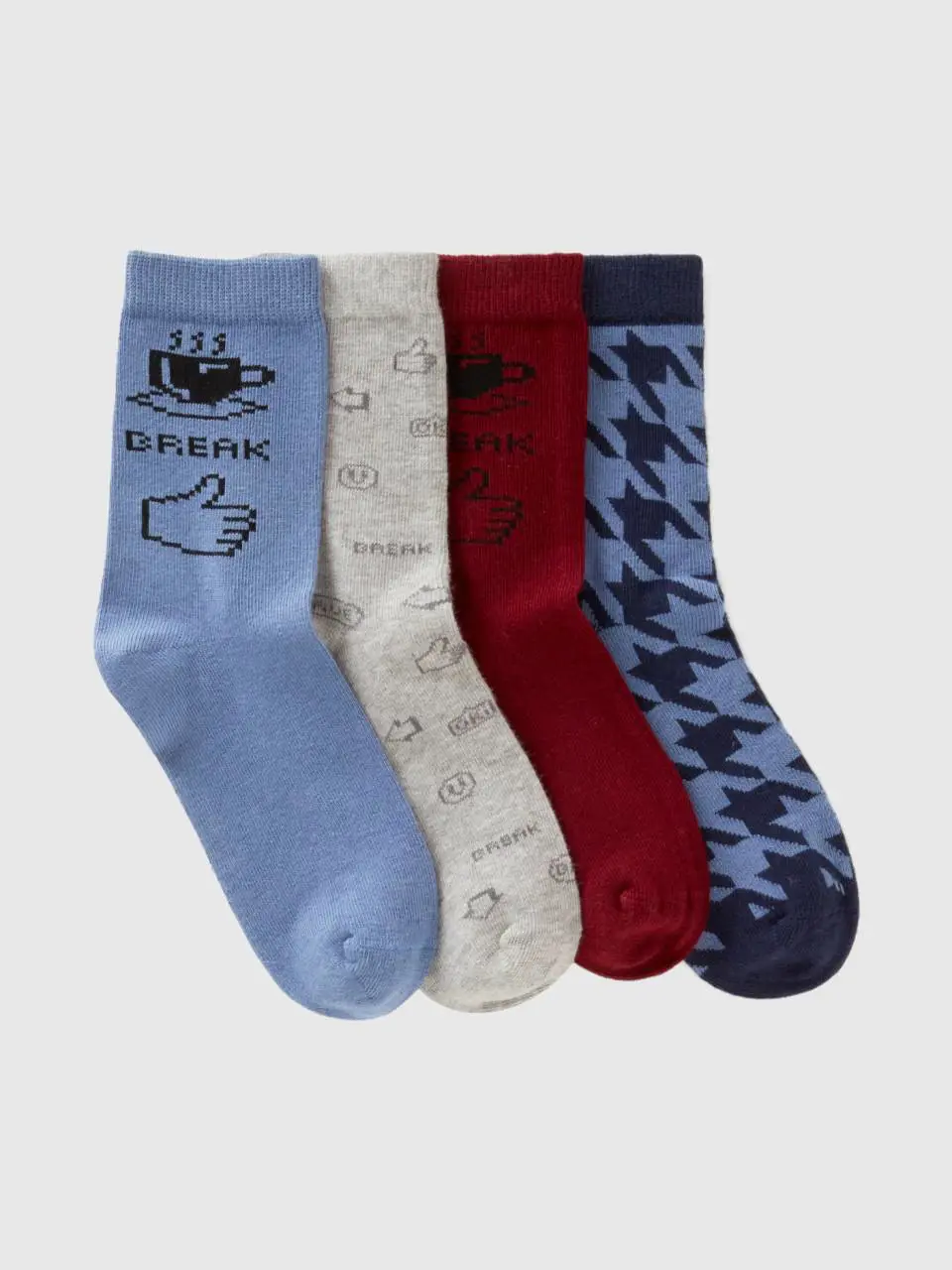 Benetton jacquard socks set. 1