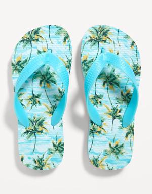 Old Navy Flip-Flop Sandals for Boys (Partially Plant-Based) blue