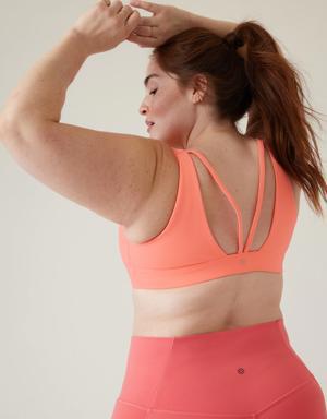 Athleta Exhale Bra D&#45DD+ orange