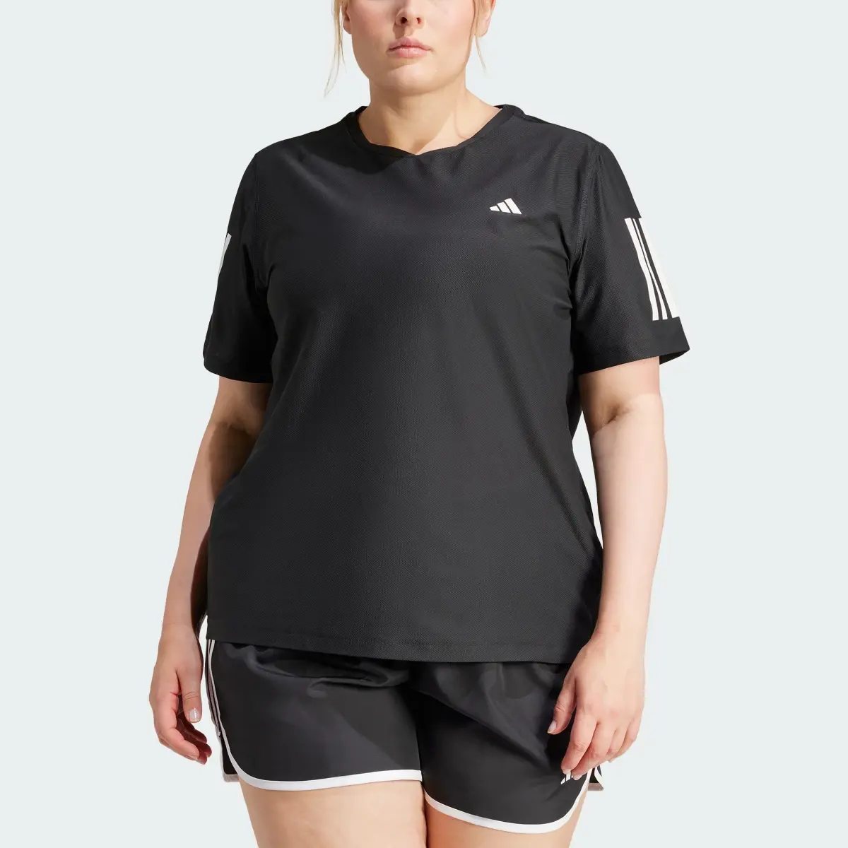 Adidas Own The Run Tee (Plus Size). 1