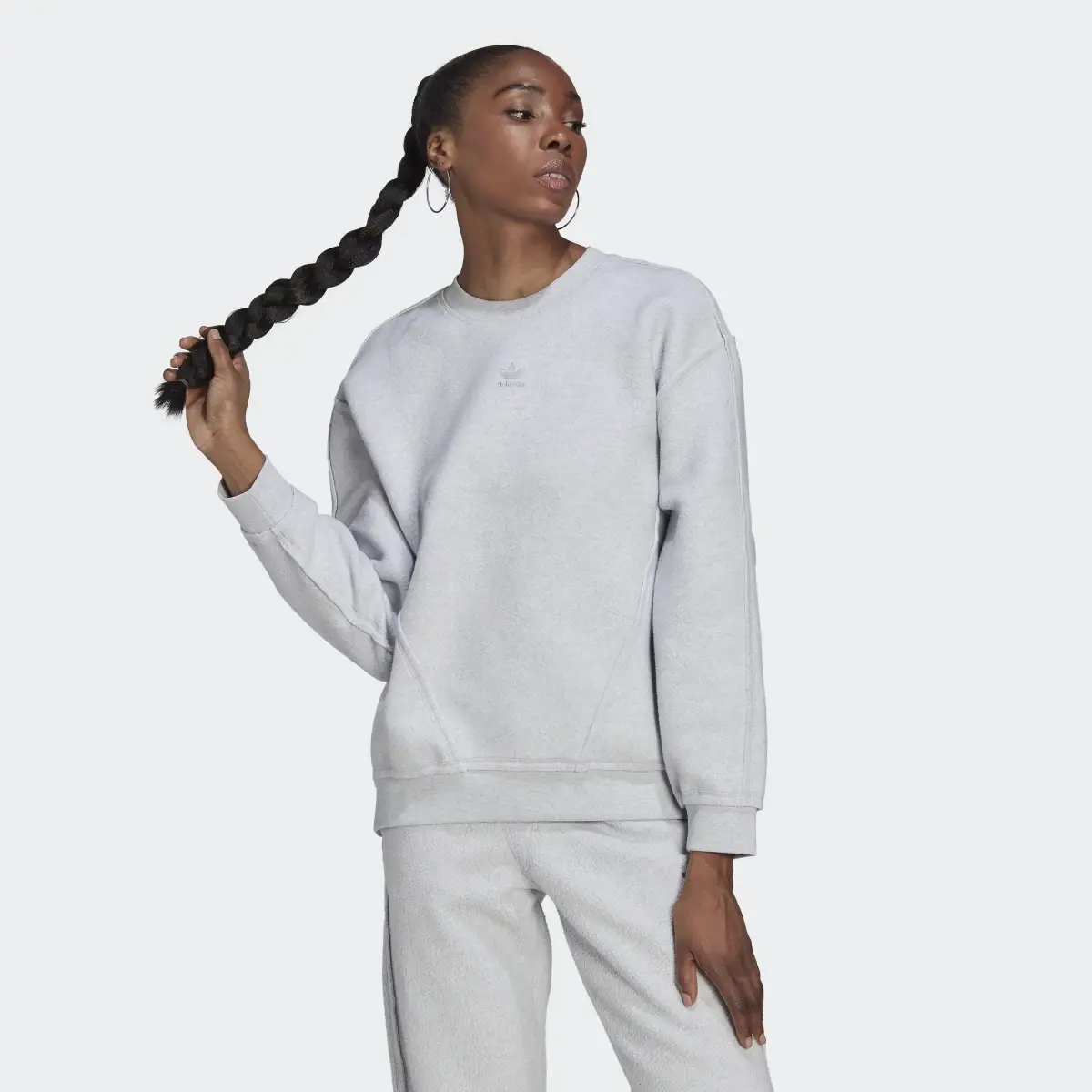 Adidas Cozy Loungewear Sweatshirt. 1