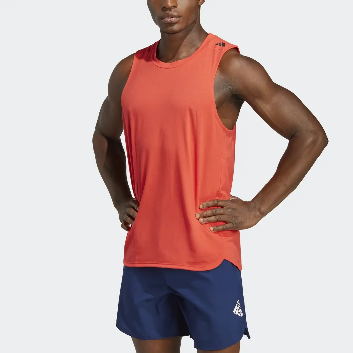 Adidas Camiseta sin mangas Designed for Training Workout. 1