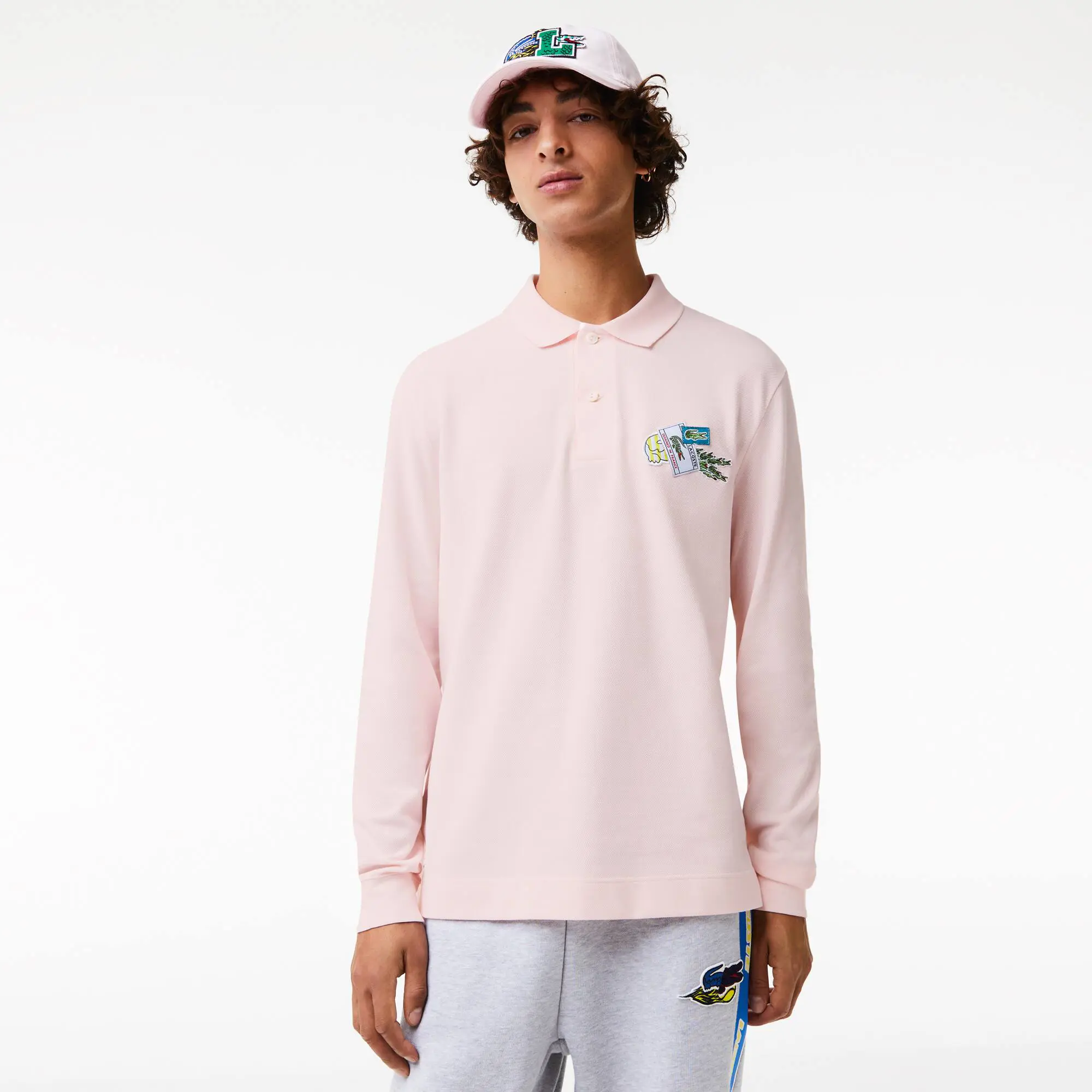 Lacoste Men's Lacoste Holiday Crocodile Badge Polo Shirt. 1