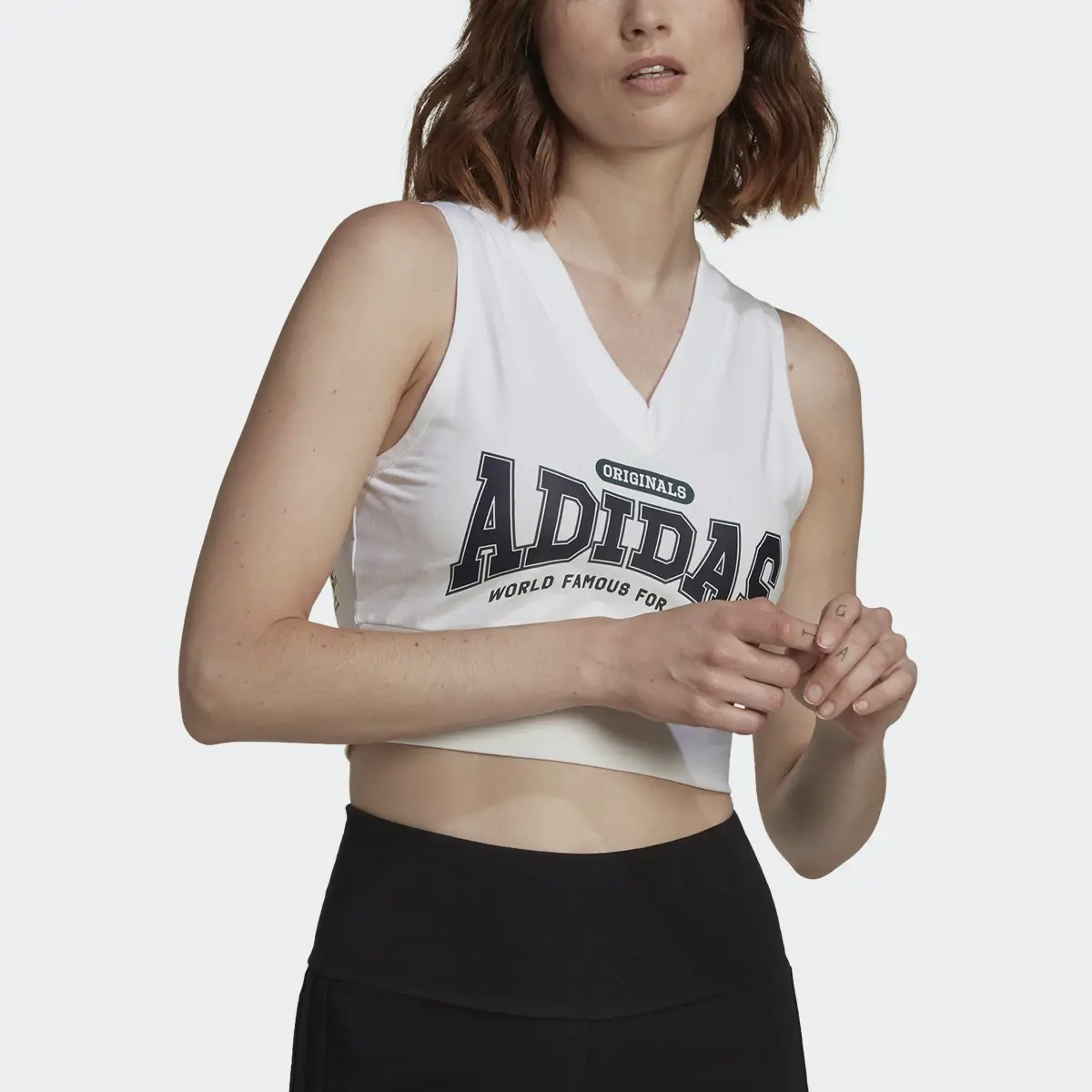 Adidas Originals Class of 72 Crop Vest. 1