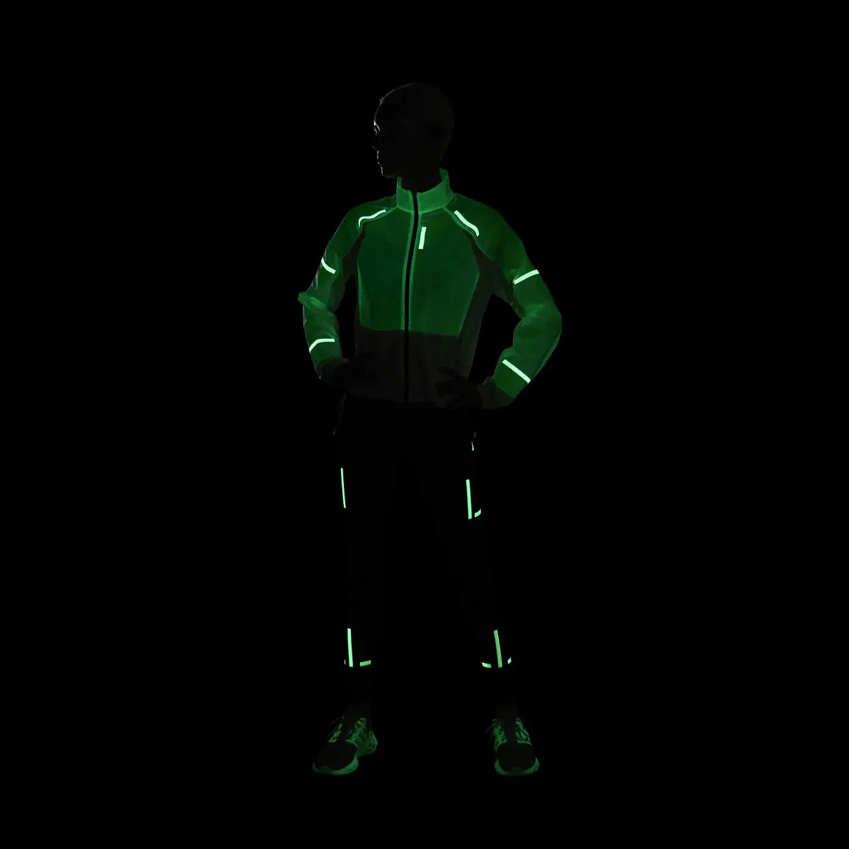 Adidas Reflect At Night X-City COLD.RDY Running Rüzgarlık. 2