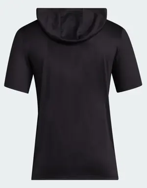Adidas TRAINING MENS PROGRAM SHORT SLEEVE HOODIE AEROREADY. 2 Adidas TRAINING MENS PROGRAM SHORT SLEEVE HOODIE AEROREADY. 2
