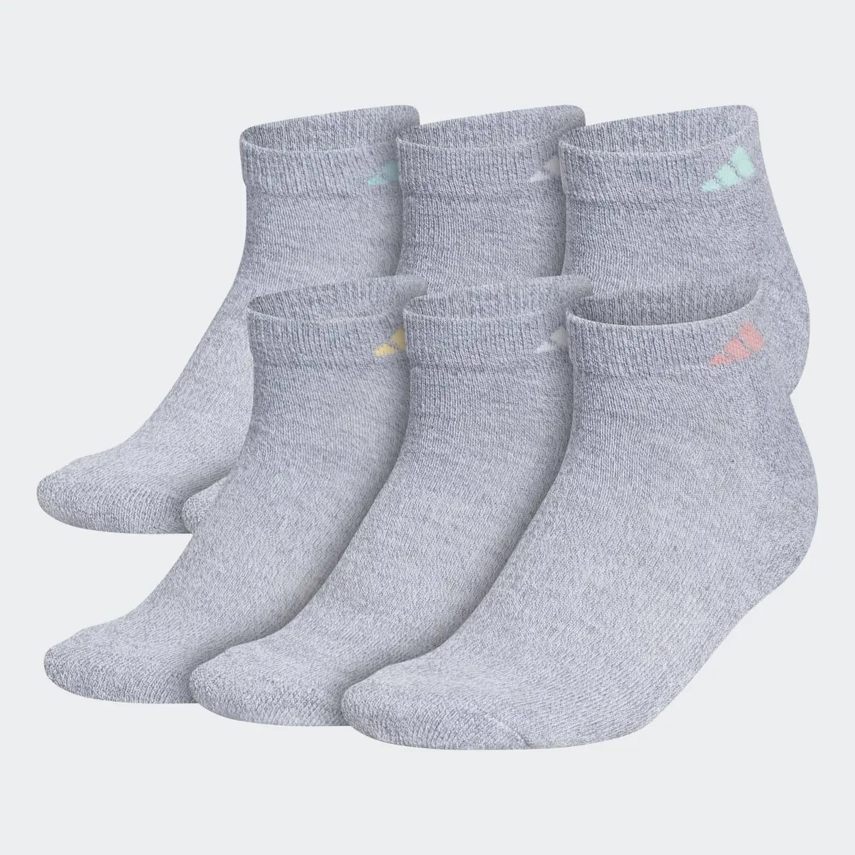 Adidas Athletic Low-Cut Socks 6 Pairs. 2