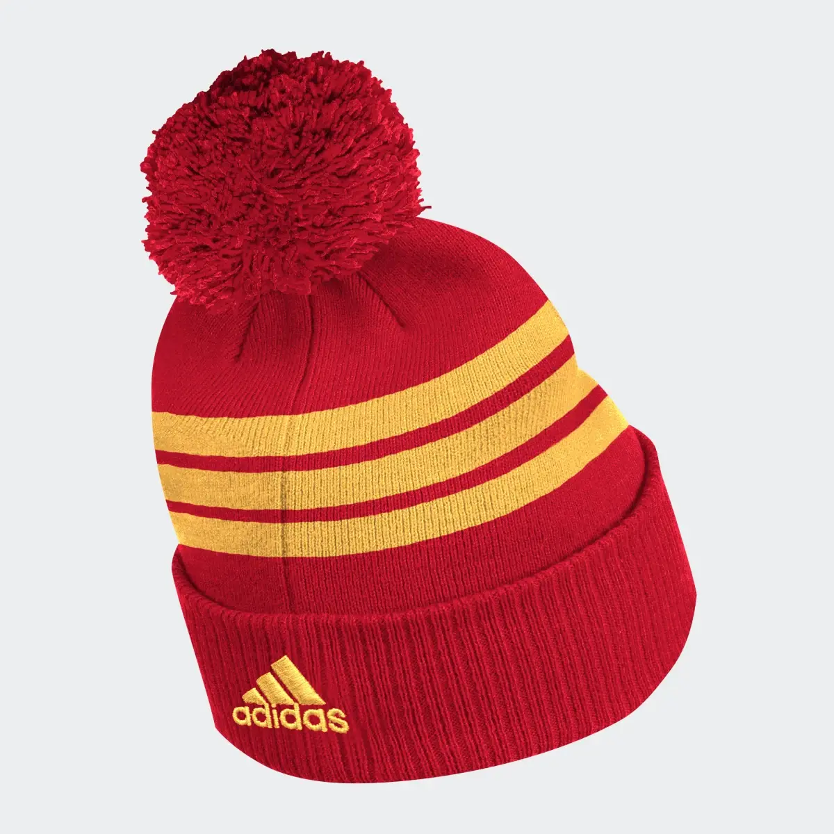 Adidas Flames Cuffed Pom Beanie. 3