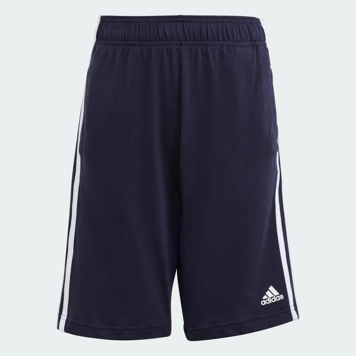 Adidas Essentials 3-Stripes Knit Shorts. 3