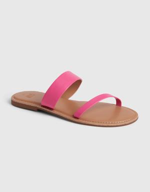 Two-Strap Sandals pink