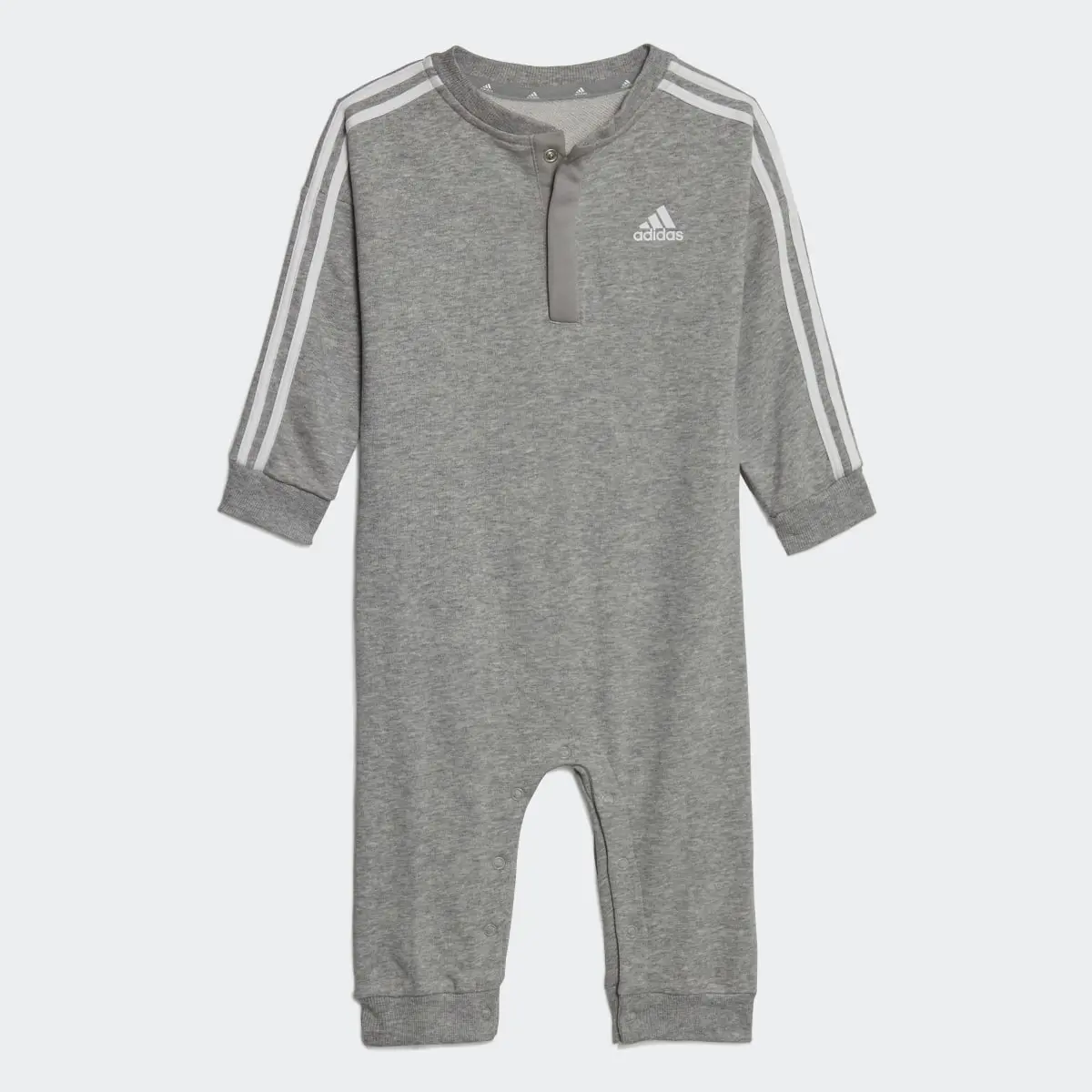 Adidas Macacão em Moletão 3-Stripes Essentials (Unissexo). 2