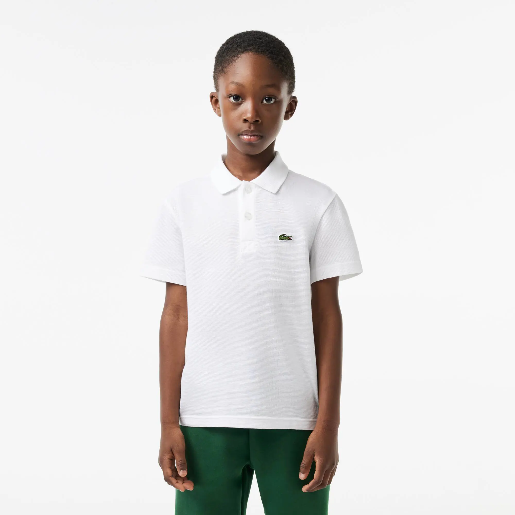 Lacoste Polo de niño Lacoste ultra-dry en algodón ecológico. 1