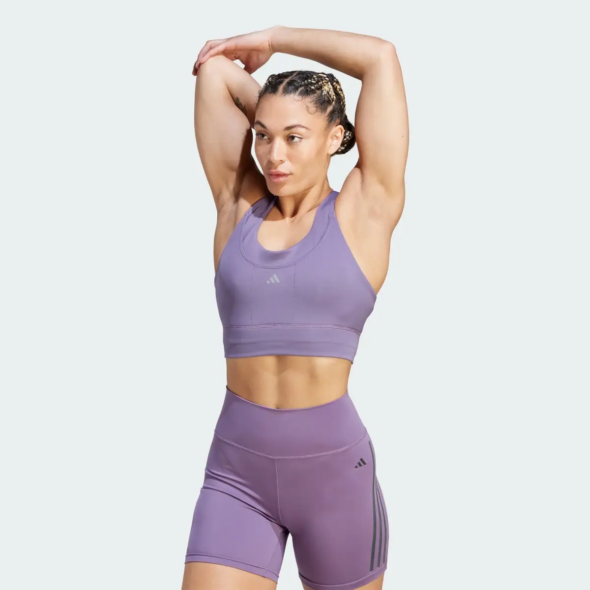 Adidas Run Pocket Medium-Support Bra. 2