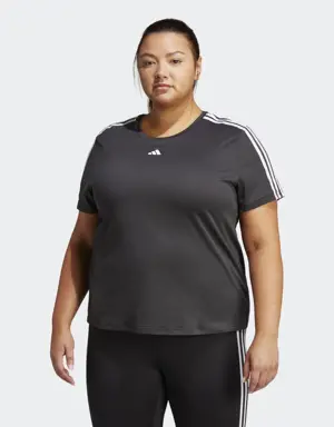 AEROREADY Train Essentials 3-Stripes T-Shirt (Plus Size)