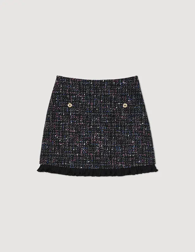 Sandro Short tweed skirt Login to add to Wish list. 2