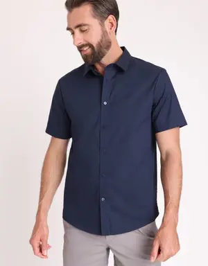 Stay Cool Poplin Short Sleeve Shirt Standard Fit