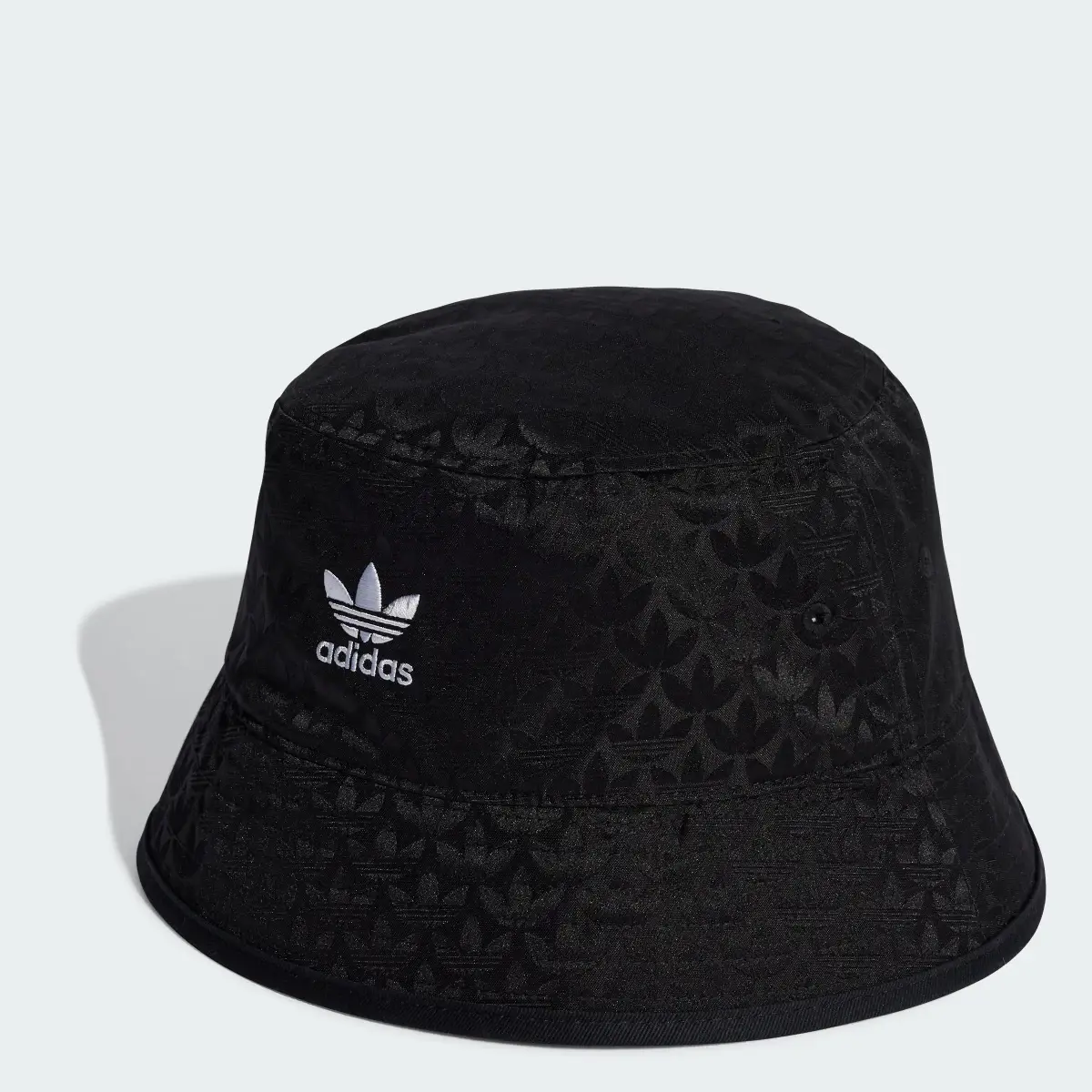 Adidas Trefoil Monogram Jacquard Bucket Hat. 1