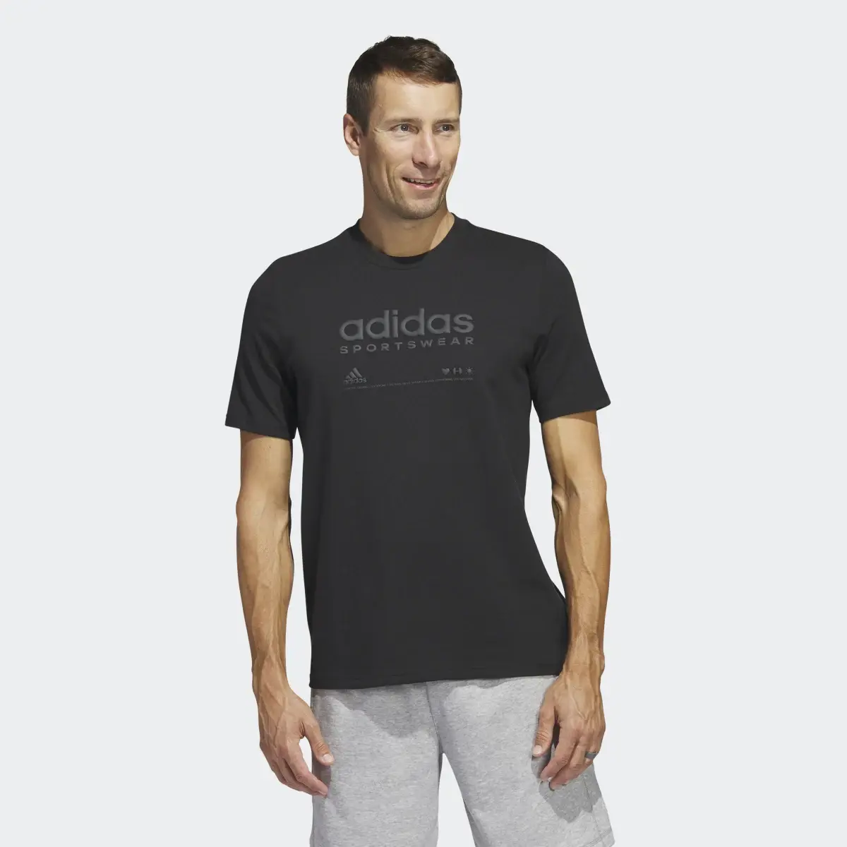 Adidas Lounge Graphic Tee. 2