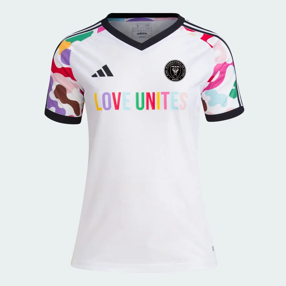 Adidas Inter Miami CF Pride Pre-Match Jersey. 1