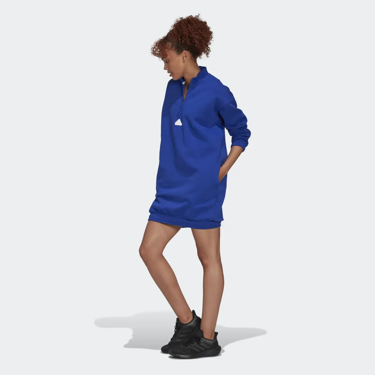 Adidas Half-Zip Sweater Dress. 3