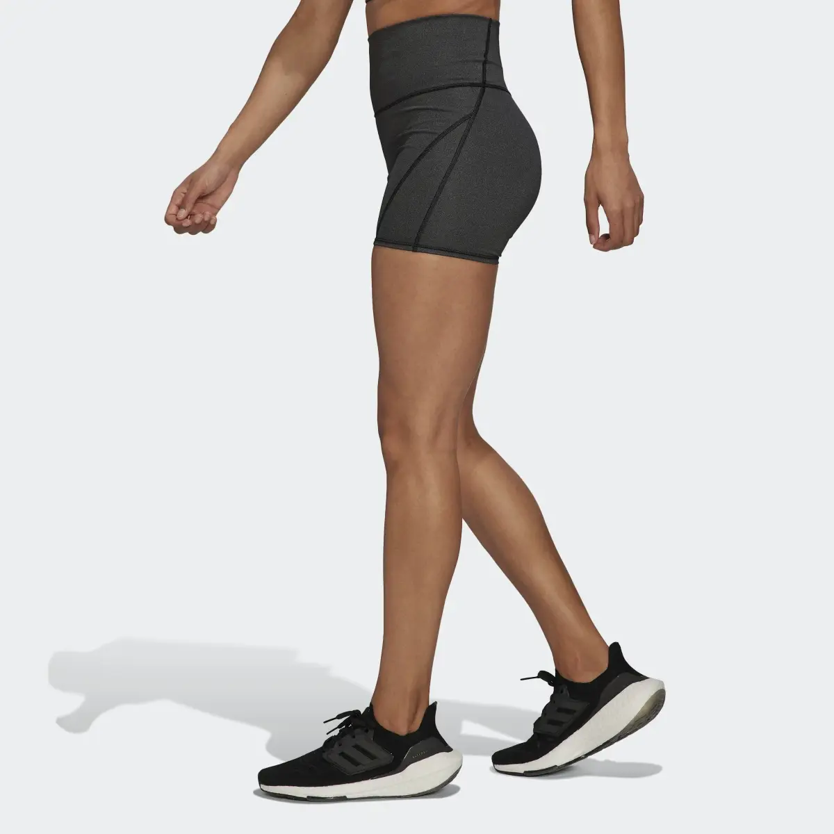 Adidas Yoga Studio Luxe Fire Super-High-Waisted Short Leggings. 2