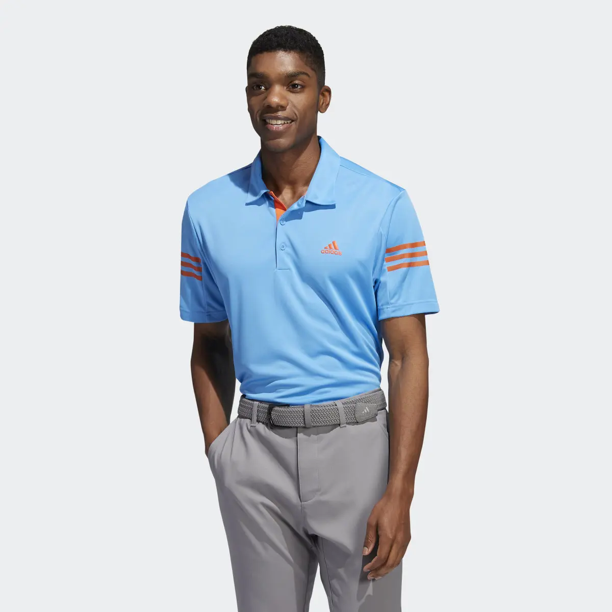 Adidas 3-Stripes Polo Shirt. 2