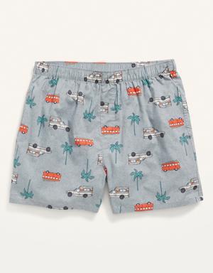 Soft-Washed Printed Boxer Shorts for Men -- 3.75-inch inseam multi