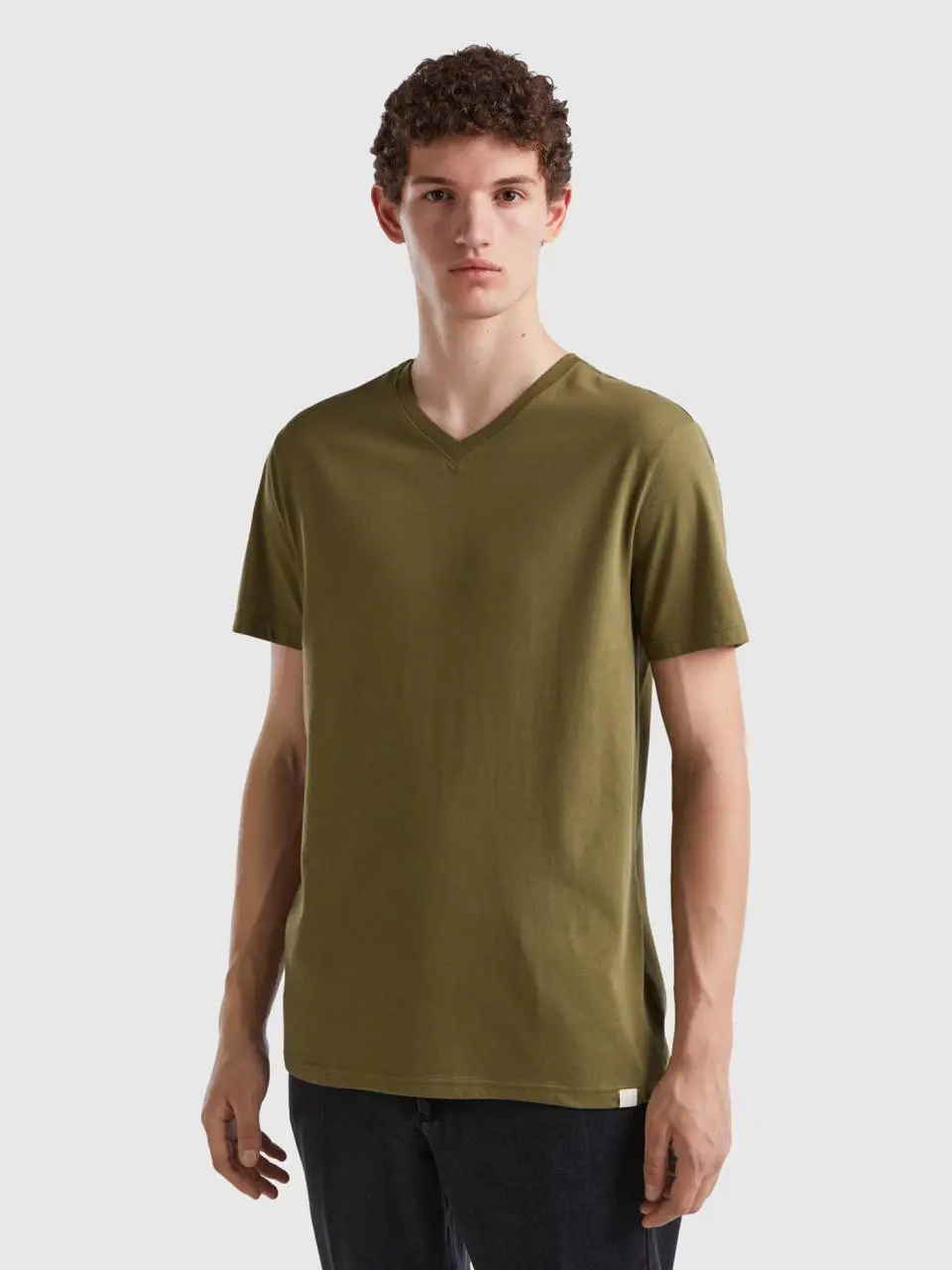 Benetton t-shirt in long fiber cotton. 1