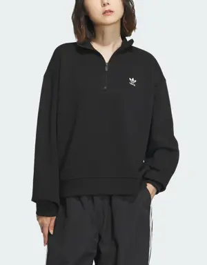Adidas Sweat-shirt 1/2 zip Essentials