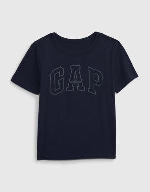 Gap Toddler 100% Organic Cotton Gap Logo T-Shirt blue