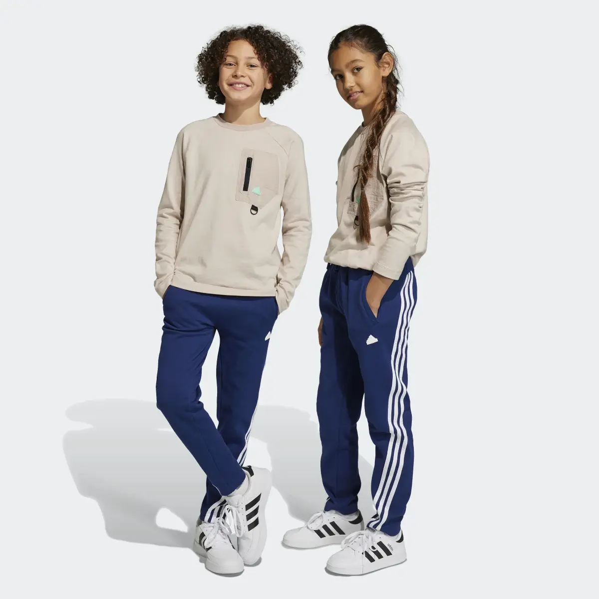 Adidas Future Icons 3-Stripes Ankle-Length Joggers. 1