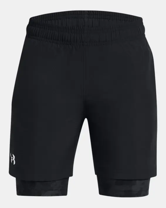 Under Armour Boys' UA Tech™ Woven 2-in-1 Shorts. 1