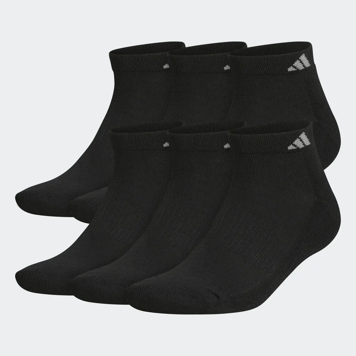 Adidas Athletic Cushioned Low-Cut Socks 6 Pairs. 2