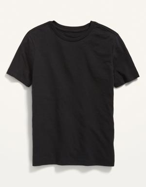 Softest Crew-Neck T-Shirt for Boys black