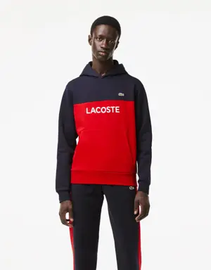 Lacoste Sweatshirt à capuche homme classic fit color-block avec marquage