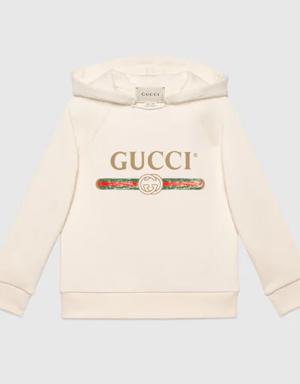 Children's sweatshirt with Gucci logo