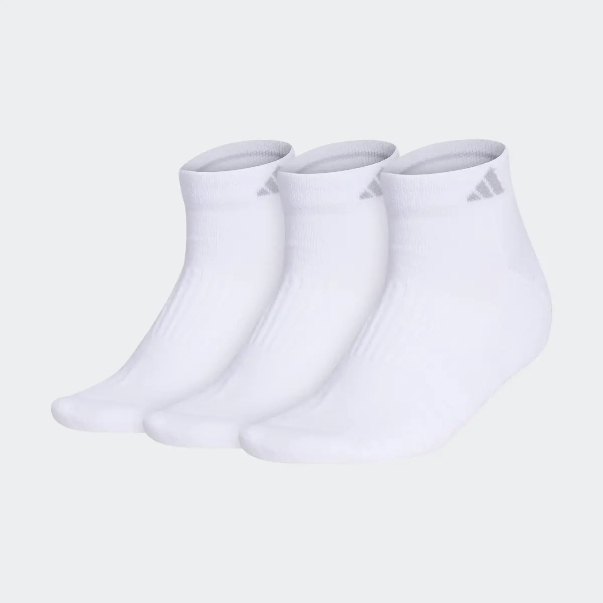 Adidas Cushioned Low-Cut Socks 3 Pairs. 2