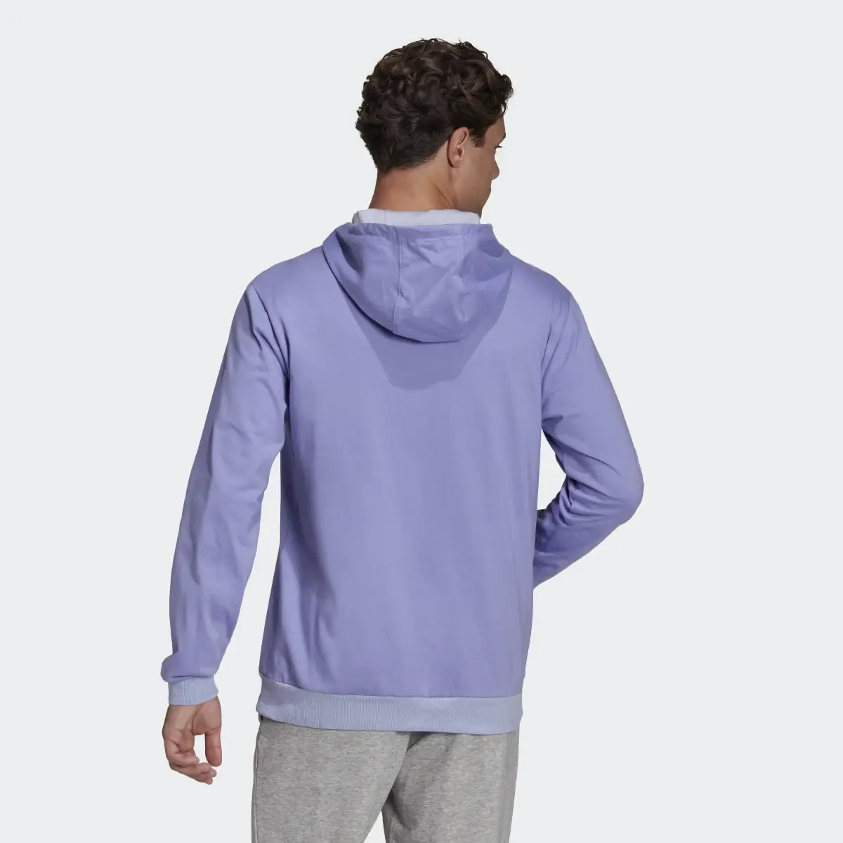 Adidas Sweat-shirt à capuche teint léger Essentials Summer Pack. 3